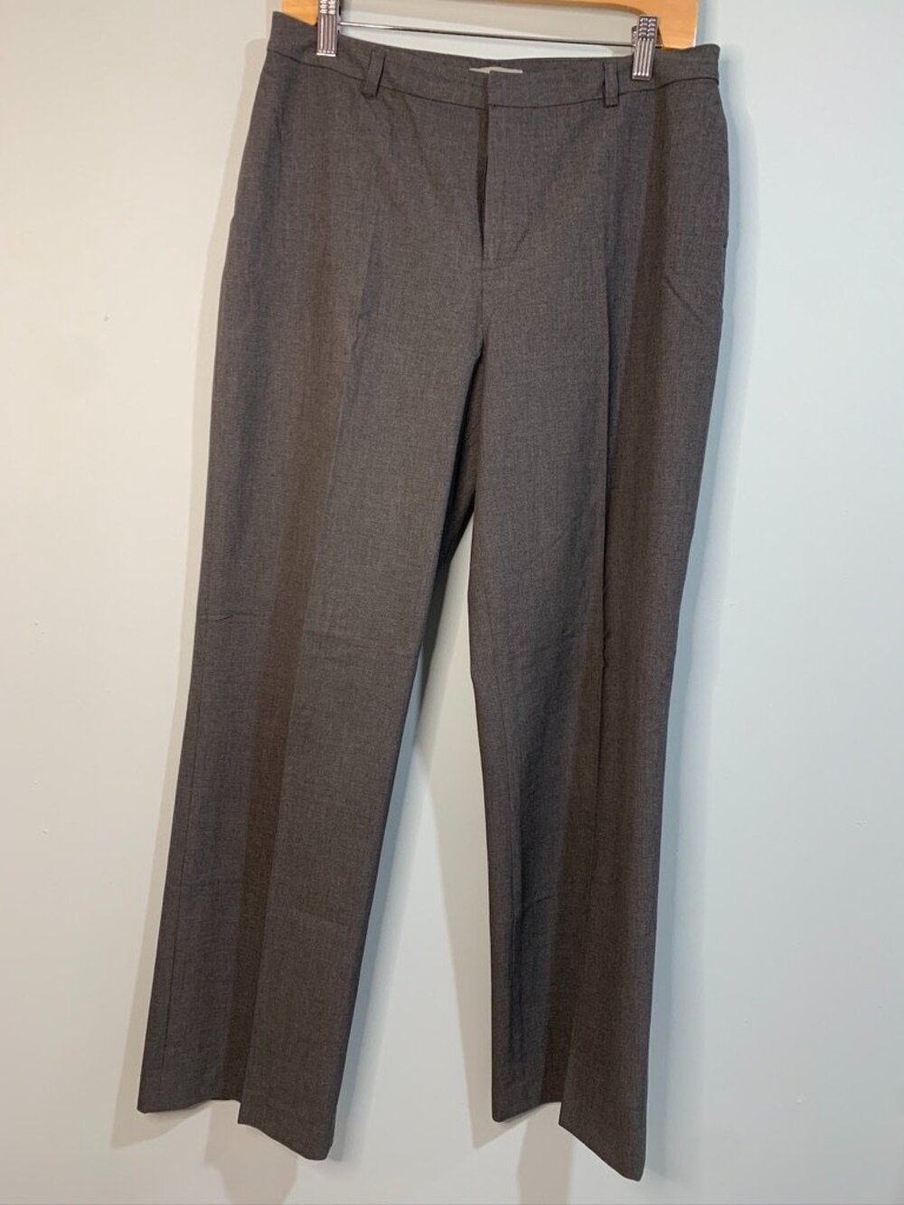 Old Navy Gray Stretch Dress Pants Women’s Size 10 Regular Straight Leg